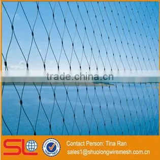 Architecture Cladding Rope Mesh Exterior Cladding Decorative For Hebei Shuolong