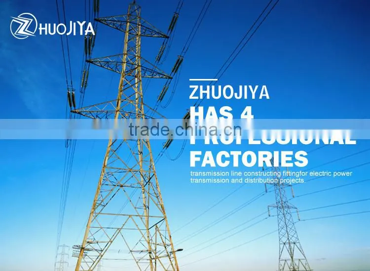 Zhuojiya High Quality Yueqing Manufacturer Hot Dip Galvanized Dead End Accessories For Preformed Wire Guy Grip