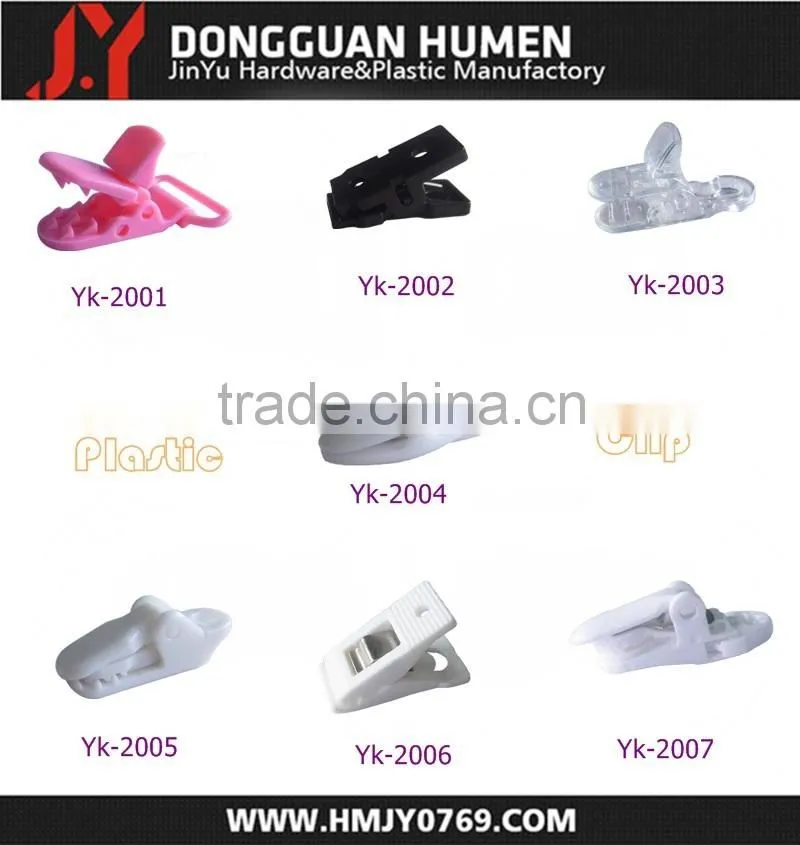 Jinyu suspender clip for garment,plastic alligator clip