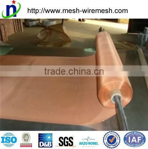 copper wire mesh (KDF mesh) for sieve/brass wire mesh/copper mesh cloth