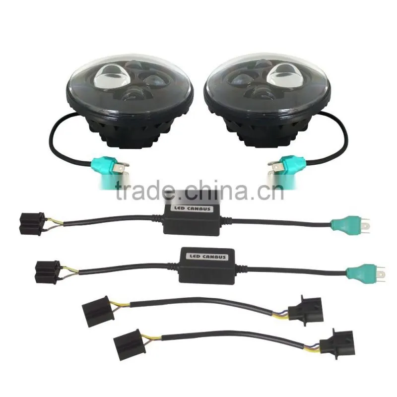 New arrival and high quality 40W 7inch jeep wrangler led headlight