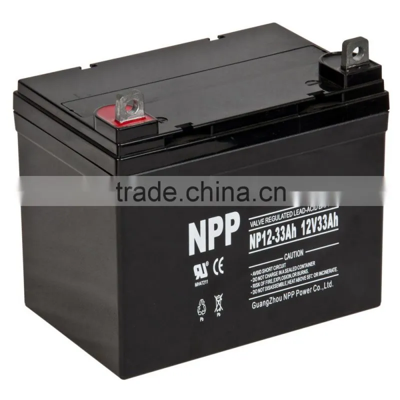 12v33ah deep cycle solar battery