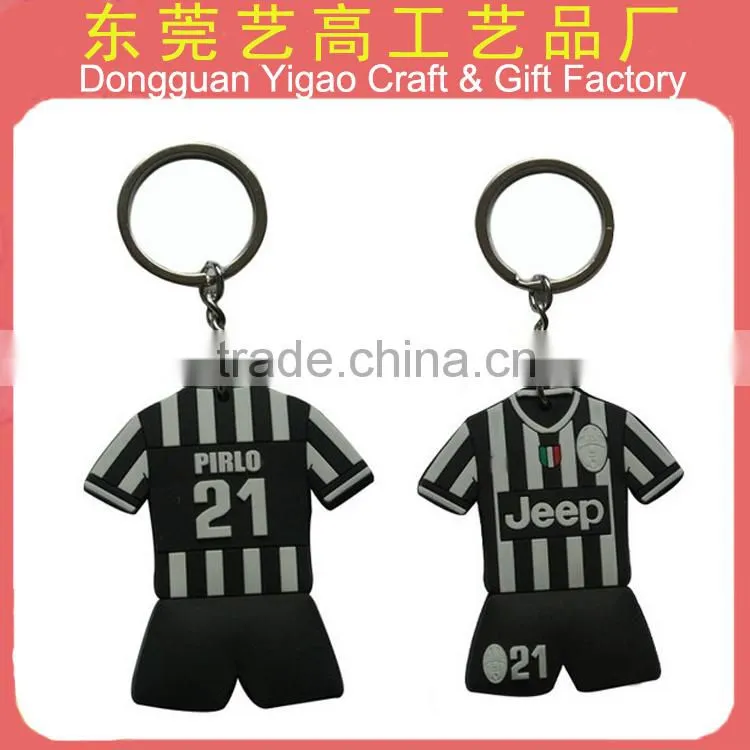 Factory personized custom soft PVC key ring for premium gifts