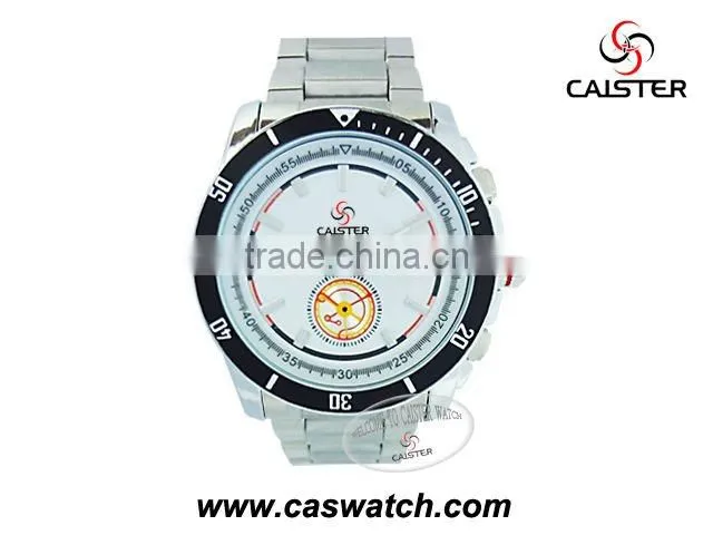 Quartz watch stainless steel bracelet design for men