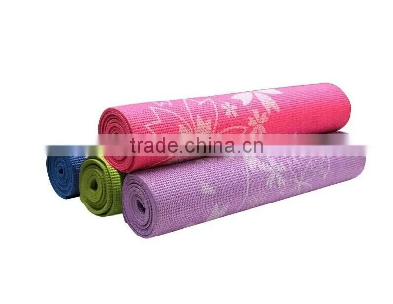 high density customized photo PVC yoga mat