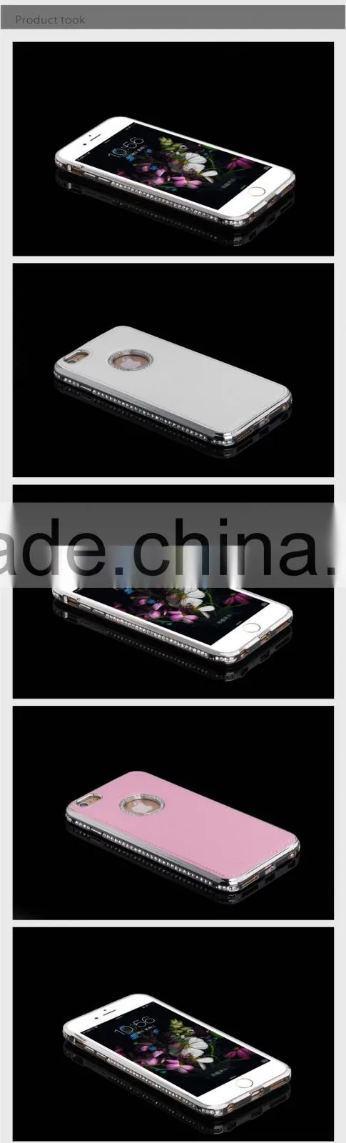 Premium Diamond Leather Case for iPhone 6