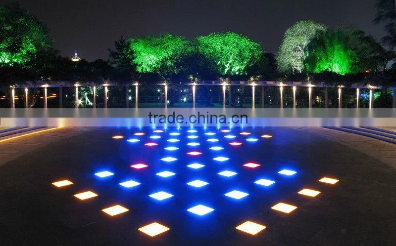 4W top seller recessed LED underground light RGB