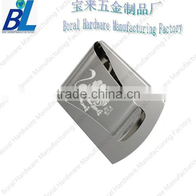 Top classic metal money clip with card holder
