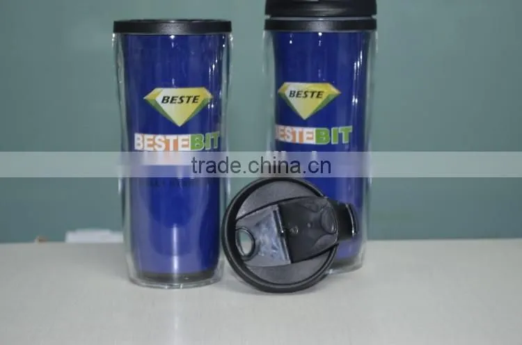 13oz Custom logo plastic color changing magic travel mug