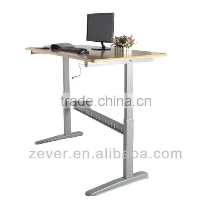 multifunctional hand crank height adjustable table legs mechanism