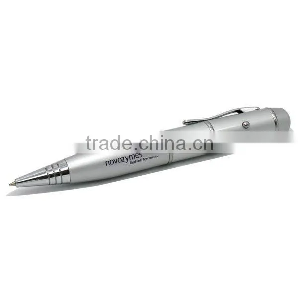 Promotion Ballpoint usb pendrive with laser pointer 4GB 8GB 16GB