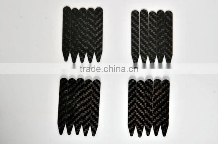 High quality Dress Shirt Stay Stiffener Carbon Fiber Metal collar stays or elegent garment accessory collar bone