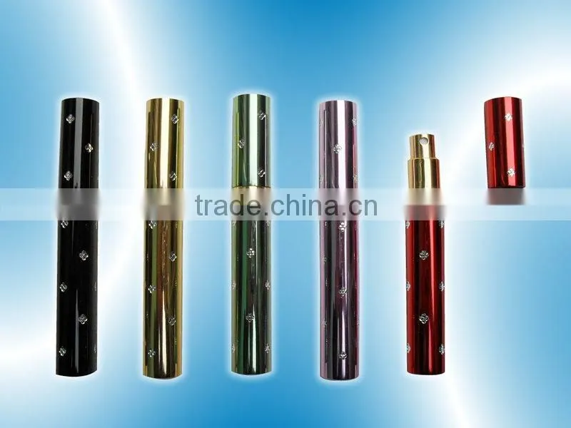 small aluminum perfume atomizer bottle