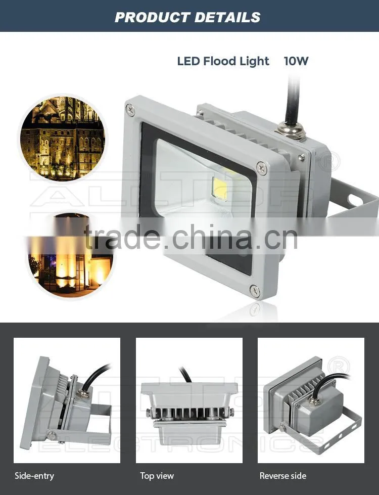 IP67 Waterproof bridgelux cob 5w dimmable led flood light