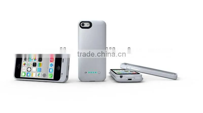 2600mAh External Backup Power Battery Charger Cover Case For Apple Iphone 5c