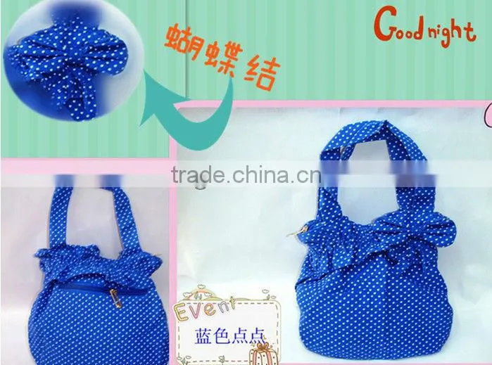 100% organic cotton fabric clear japanese fashion bags