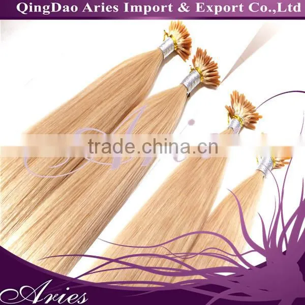 16"1g Russian Slavic Remy Double Drawn Italian Keratin U-Tip Real Hair Extension