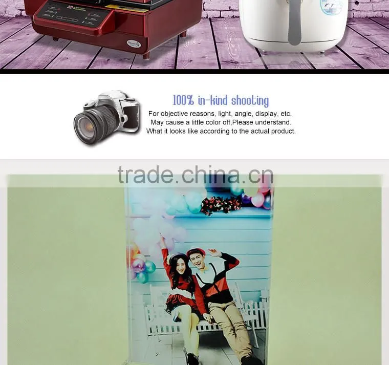 Sunmeta directly sublimation decoration photo crystal, crystal for christmas gifts