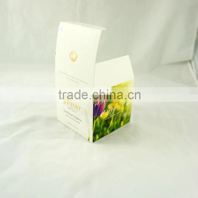 china high quality hot stamping gold cosmetic packaging