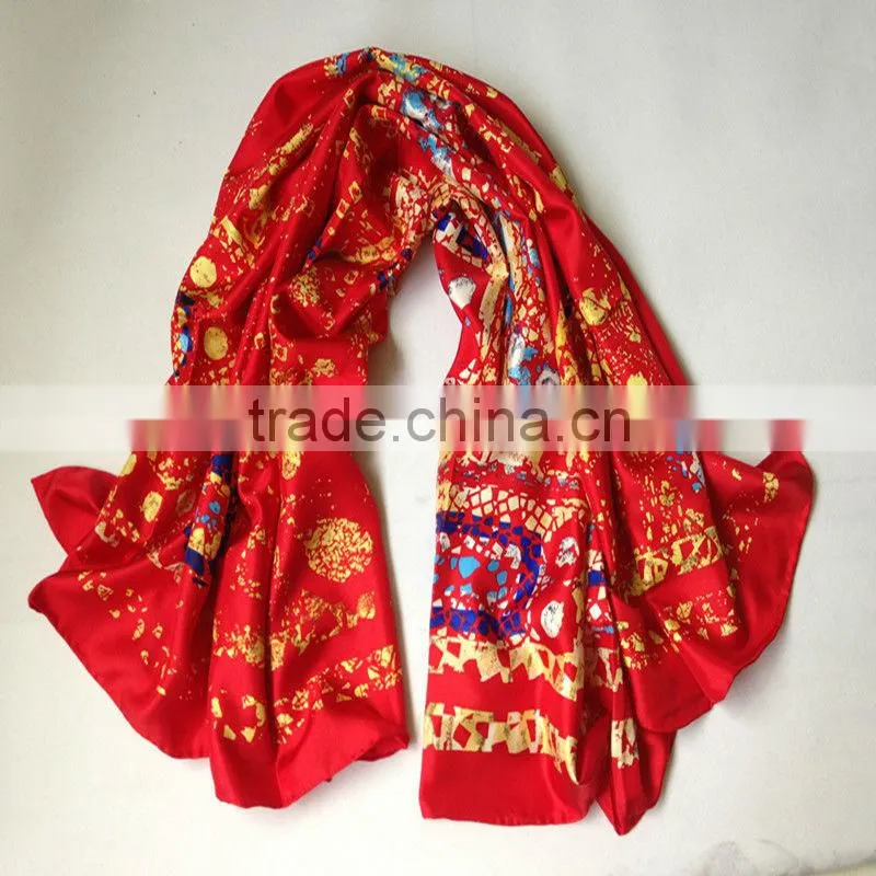 silk square scarf fashionabled 100% silk scarf silk square scarf
