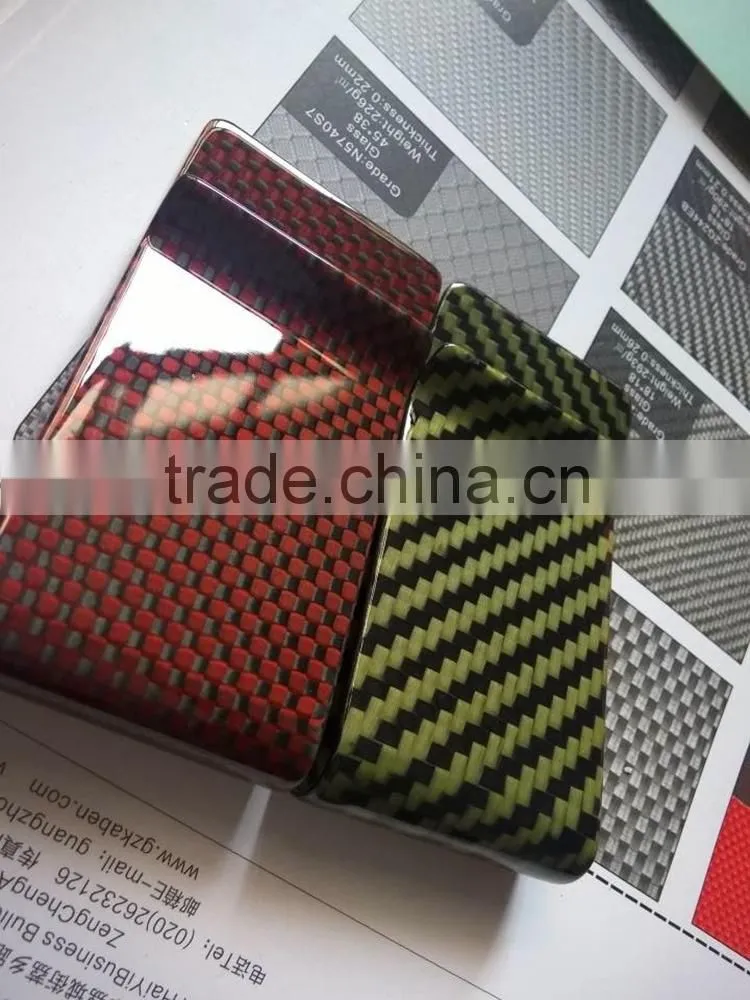 high polish Finished Carbon Fiber Money Clip, Carbon fiber wallet clip
