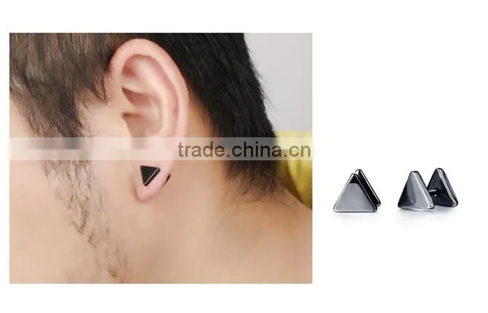 Latest wholesale 316L stainless steel muslim jewelry gold earring