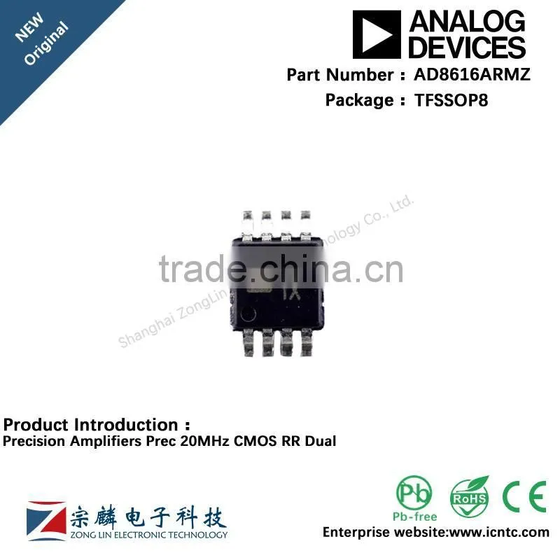 Genuine original AD8616ARMZ TFSSOP8 TFSSOP8 AD8616 Precision Amplifier