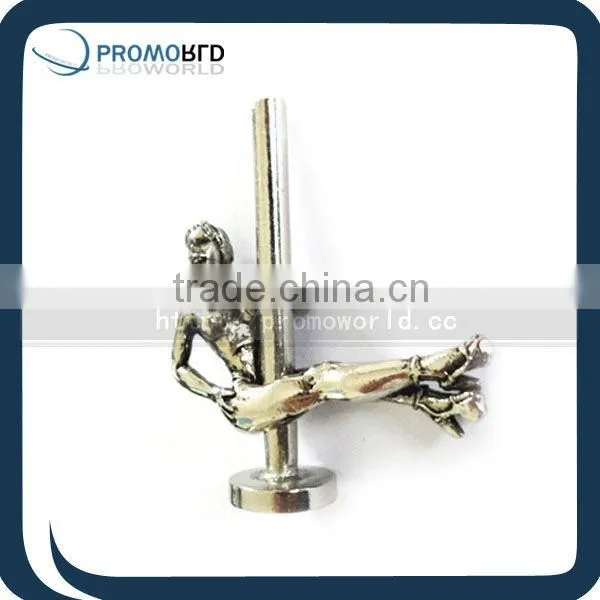 Custom 3D Metal Keyring Dancing Girls