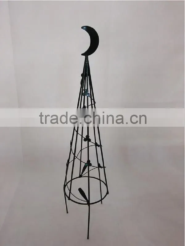 china metal garden flower support