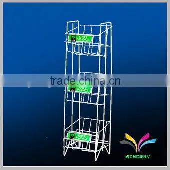 Makeup shop retail metal nail polish display shelf