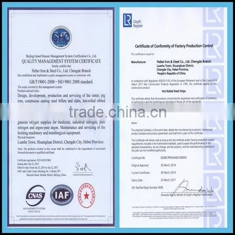 Hot rolled steel coil Q195 2.0*1250*C