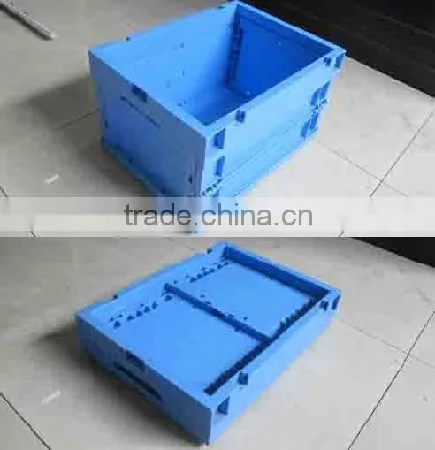 factory warehouse plastic folding storage boxes