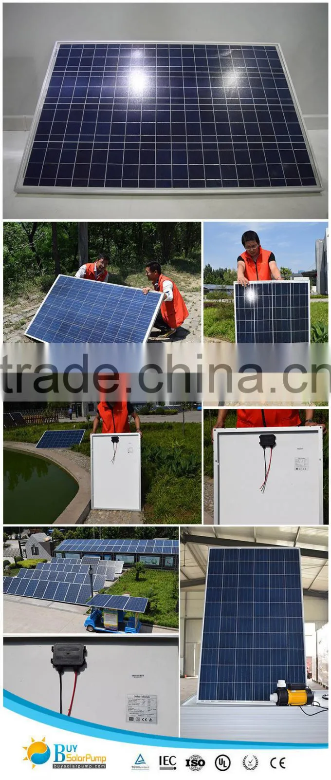 12/24v DC Solar powered Water Pump System for Irrigation