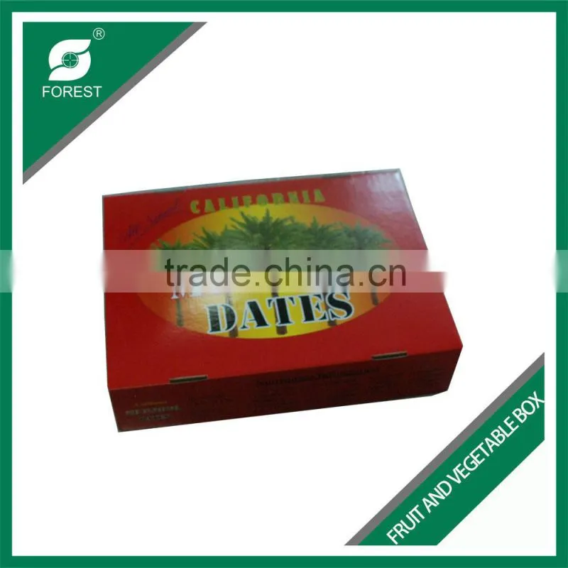 ONE TOP AND ONE BOTTOM STYLE CORRUGATED MANGO PACKING BOX FALT PACK FRUITS SHIPPING CARTONS FOR SALE