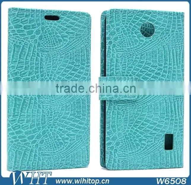 Card Holder Stand Wallet Case for Huawei Ascend Y635, Flip Cover for Ascend Y635 Leather Case