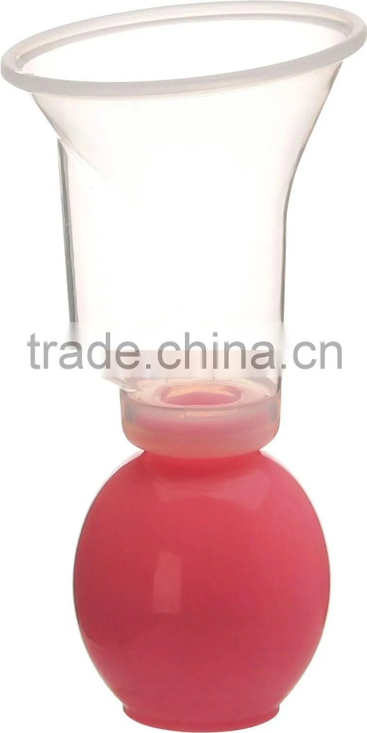 Silicone ball breast pump for breast milk feeding