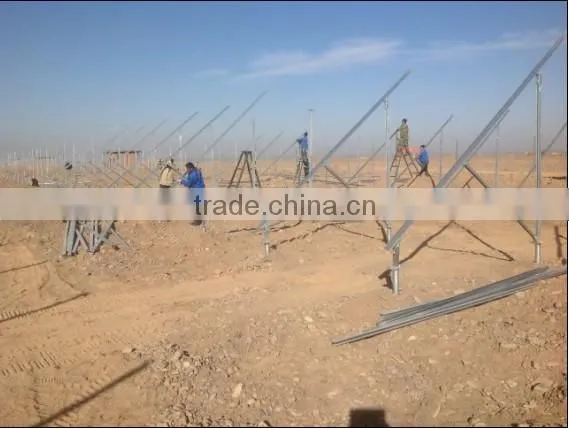 Ground mount system for solar installation