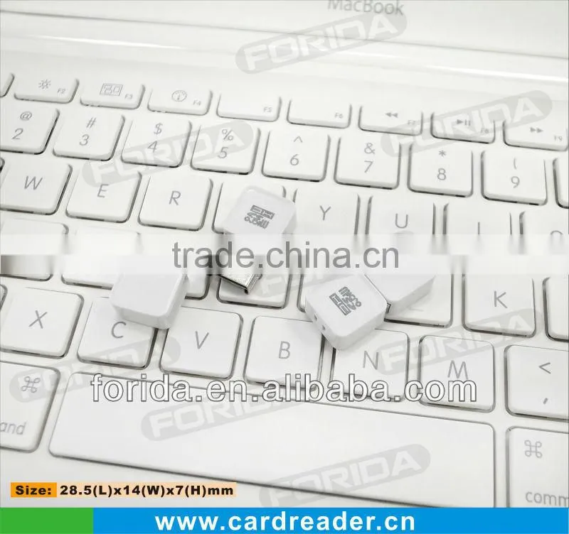 Mini USB 2.0 single TF card reader ,usb 2.0 card reader