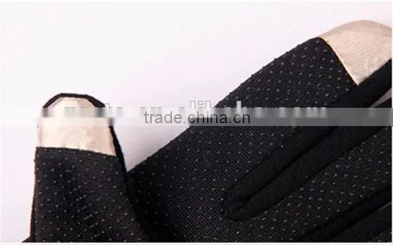 Anti-slip With Velvet Gloves Finger Touch Screen Gloves For Warm Hand