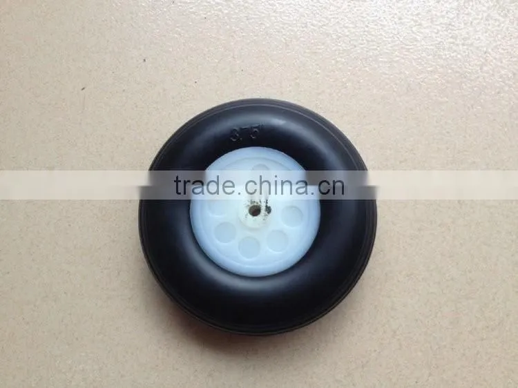 Contemporary promotional Solid 10"x350-4 pu foam wheel