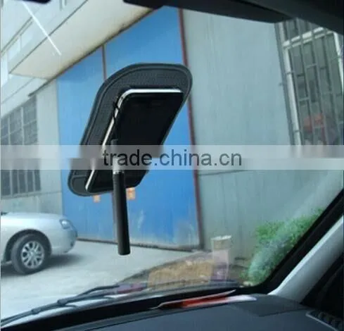 Customized promotion pu gel magic mobile phone sticky anti slip mat
