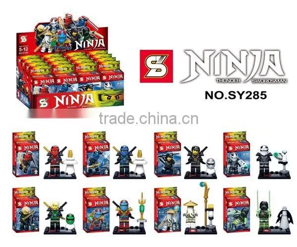 SY285 Kai Jay Zane Cole Ninjiago 8pcs building block sets