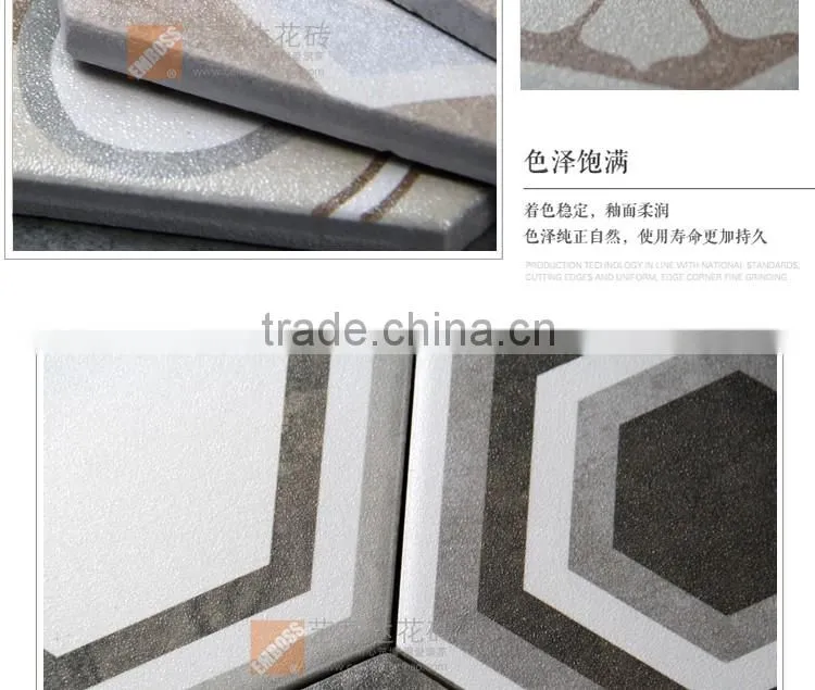 100*200*175mm hexagon ceramic tile kitchen bathroom porcelain floor tile