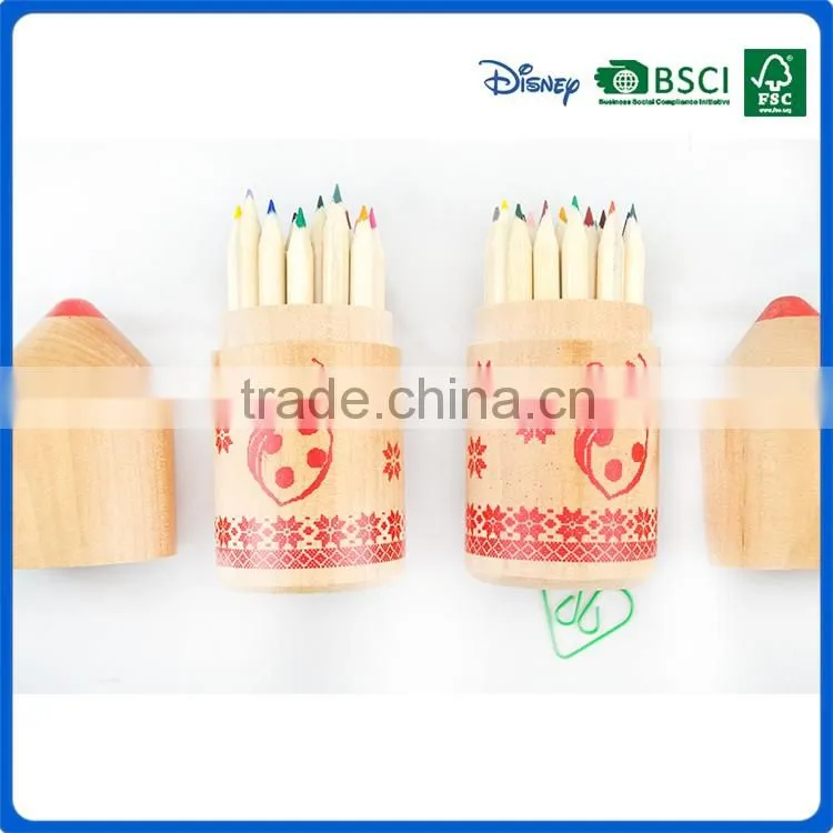 2016 new prducts 3.5 inch mini promotional colored pencil set for students gifts