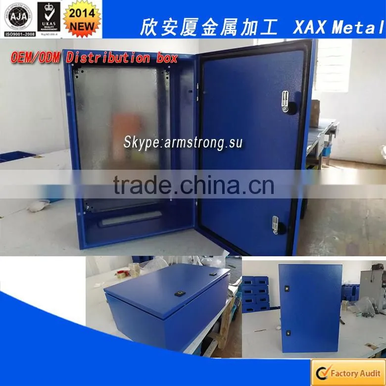 XAX58DB OEM ODM customized electrical power junction wire switch connecting steel distribution box
