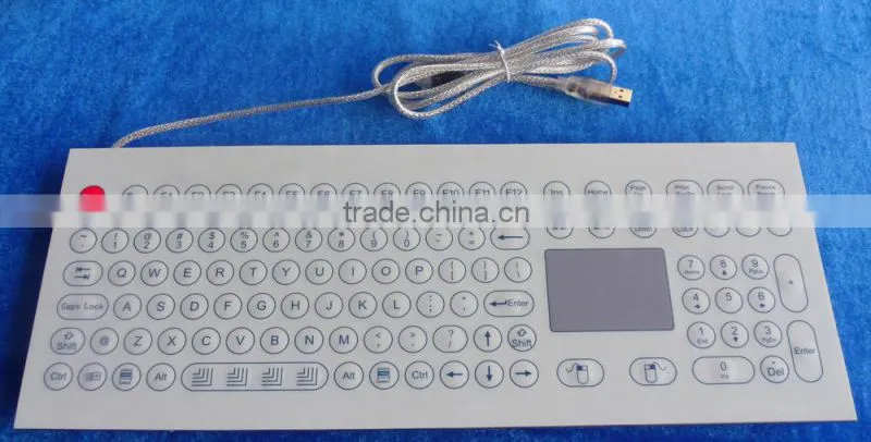 IP65 0.45 short stroke anti-microbial membrane keyboards