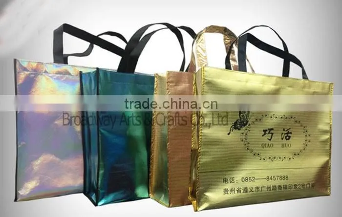 Cheap Printed foldable recyclable laminated PP non woven bag