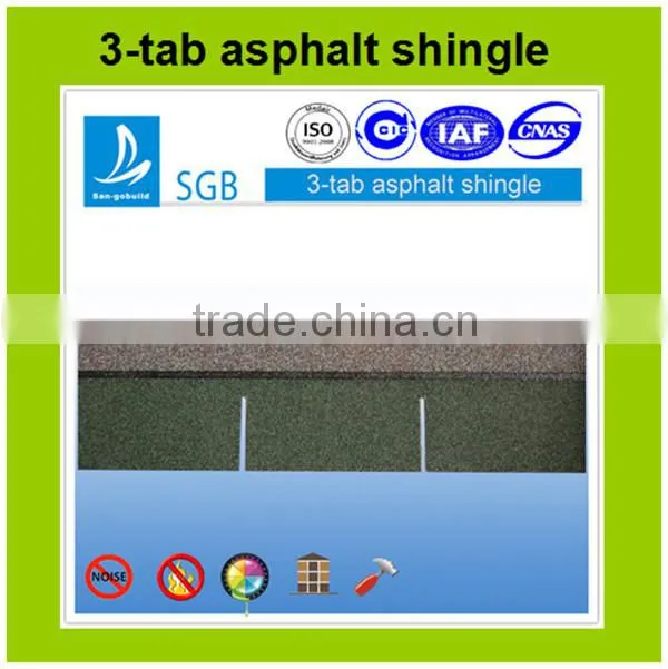 Fiberglass asphalt roofing shingles/roofing nail for asphalt shingles