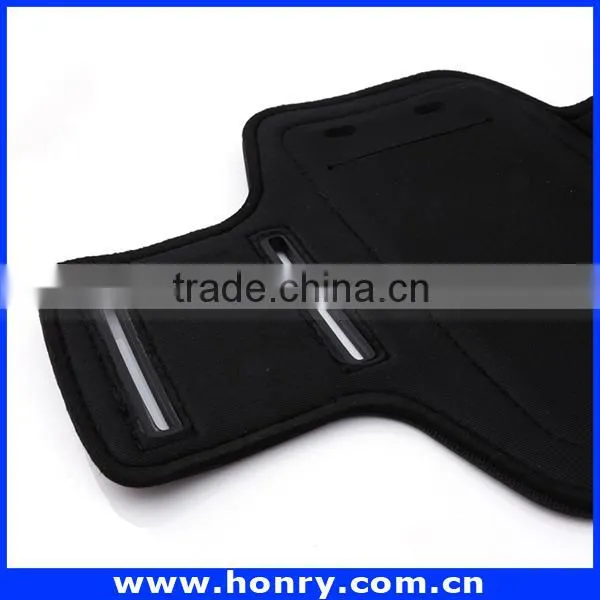 Custom jogging running sports mobile phone arm band led