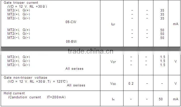three terminal triac